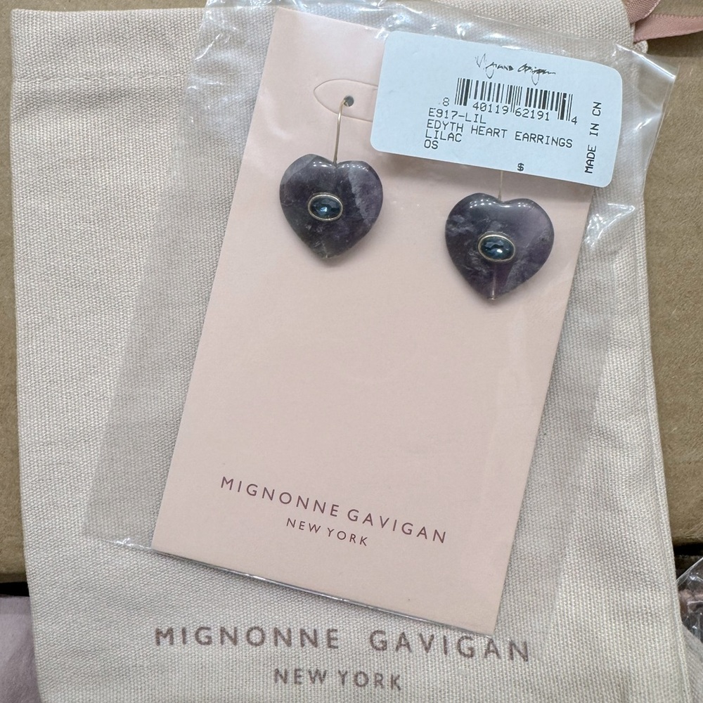 *NWT* MIGNONNE GAVIGAN Edyth Heart Earrings